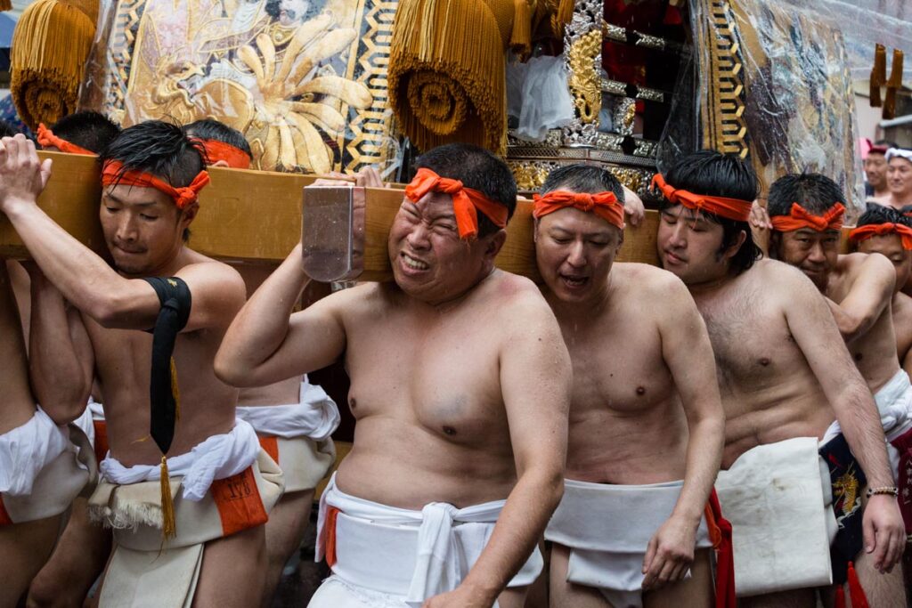 The Nada no Kenka Matsuri (Nada Fighting Festival) by Thaddeus Pope