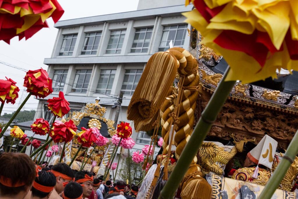 The Nada no Kenka Matsuri (Nada Fighting Festival) by Thaddeus Pope