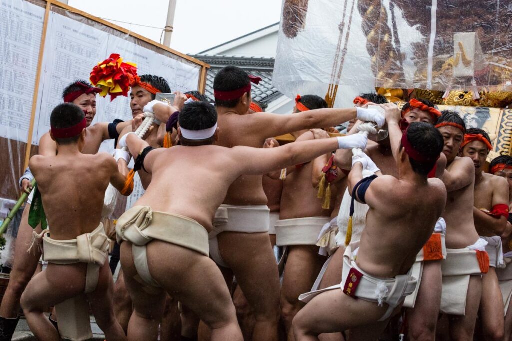 The Nada no Kenka Matsuri (Nada Fighting Festival) by Thaddeus Pope
