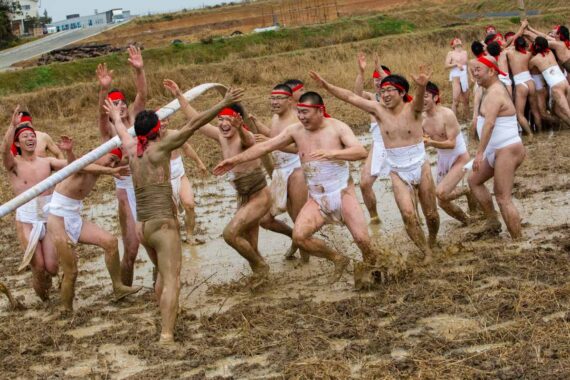 Image of the Nakada Hadaka Matsuri (Naked Man Festival) in Aichi Prefecture, Japan, by Thaddeus Pope