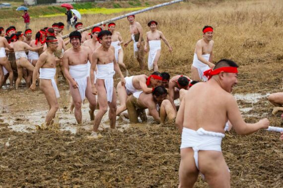 Image of the Nakada Hadaka Matsuri (Naked Man Festival) in Aichi Prefecture, Japan, by Thaddeus Pope