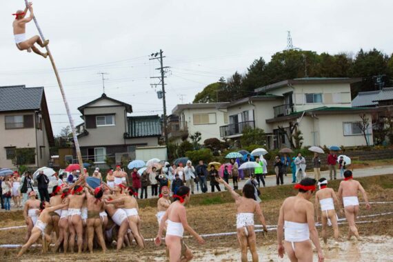Image of the Nakada Hadaka Matsuri (Naked Man Festival) in Aichi Prefecture, Japan, by Thaddeus Pope