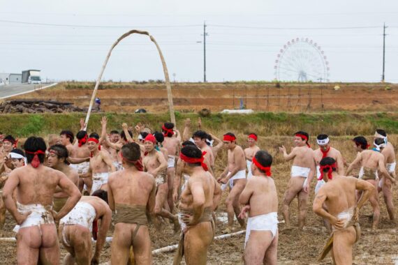 Image of the Nakada Hadaka Matsuri (Naked Man Festival) in Aichi Prefecture, Japan, by Thaddeus Pope