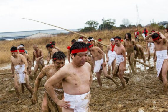 Image of the Nakada Hadaka Matsuri (Naked Man Festival) in Aichi Prefecture, Japan, by Thaddeus Pope