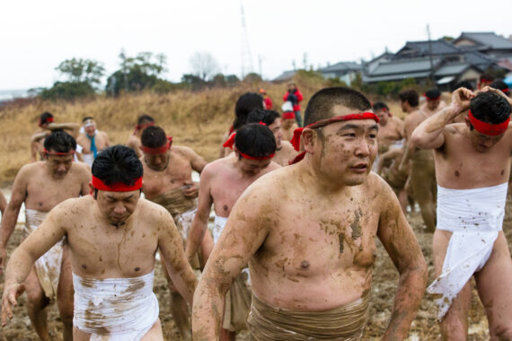 Image of the Nakada Hadaka Matsuri (Naked Man Festival) in Aichi Prefecture, Japan, by Thaddeus Pope