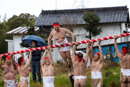 Image of the Nakada Hadaka Matsuri (Naked Man Festival) in Aichi Prefecture, Japan, by Thaddeus Pope