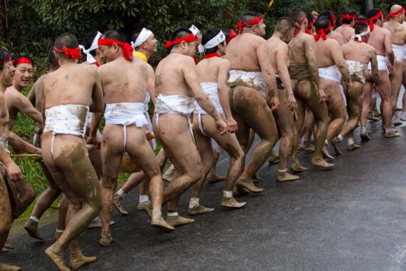 Image of the Nakada Hadaka Matsuri (Naked Man Festival) in Aichi Prefecture, Japan, by Thaddeus Pope