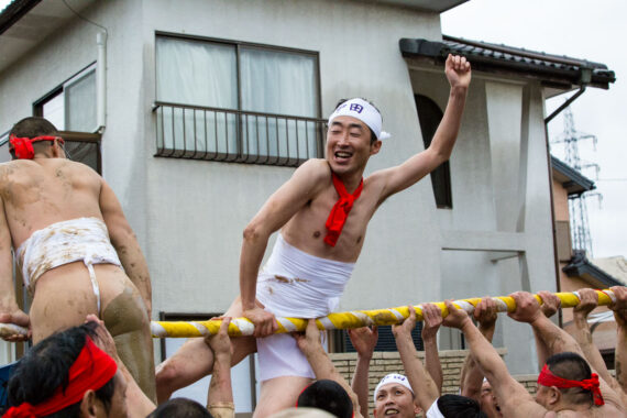 Image of the Nakada Hadaka Matsuri (Naked Man Festival) in Aichi Prefecture, Japan, by Thaddeus Pope