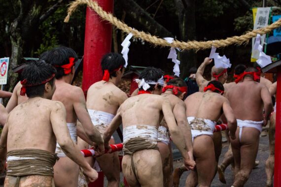 Image of the Nakada Hadaka Matsuri (Naked Man Festival) in Aichi Prefecture, Japan, by Thaddeus Pope