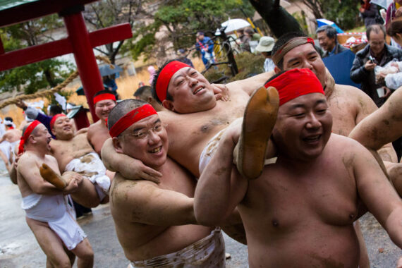 Image of the Nakada Hadaka Matsuri (Naked Man Festival) in Aichi Prefecture, Japan, by Thaddeus Pope
