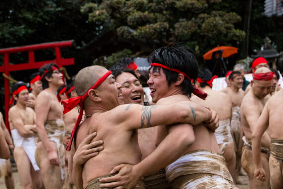 Image of the Nakada Hadaka Matsuri (Naked Man Festival) in Aichi Prefecture, Japan, by Thaddeus Pope