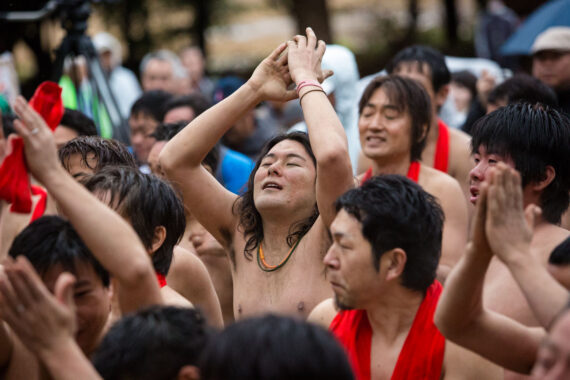 Image of the Nakada Hadaka Matsuri (Naked Man Festival) in Aichi Prefecture, Japan, by Thaddeus Pope