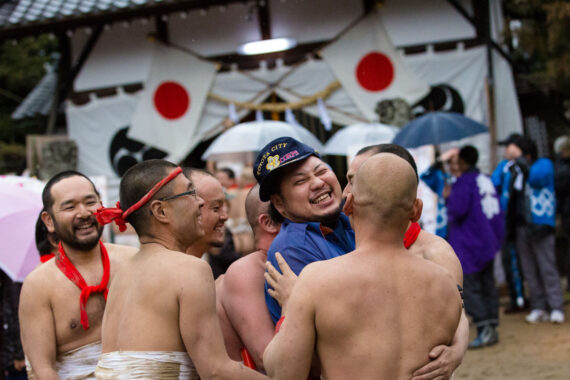 Image of the Nakada Hadaka Matsuri (Naked Man Festival) in Aichi Prefecture, Japan, by Thaddeus Pope