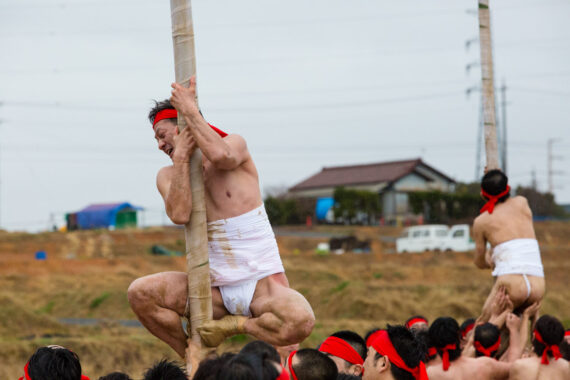 Image of the Nakada Hadaka Matsuri (Naked Man Festival) in Aichi Prefecture, Japan, by Thaddeus Pope
