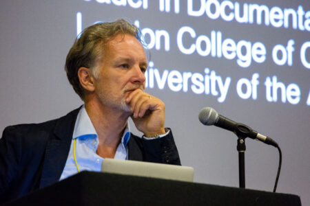 Dr Paul Lowe, Founding Judge of the IAFOR Documentary Photography Award, gives a Keynote Presentation titled “Testimonies of light: Photography, Witnessing and History” at The European Conference on Media, Communication & Film (EuroMedia). Dr Lowe is an award-winning photojournalist who has covered breaking news around the world, including the fall of the Berlin Wall, Nelson Mandela’s release, famine in Africa, the conflict in the former Yugoslavia and the destruction of Grozny. Dr Paul Lowe, Founding Judge of the IAFOR Documentary Photography Award, gives a Keynote Presentation titled “Testimonies of light: Photography, Witnessing and History” at The European Conference on Media, Communication & Film (EuroMedia). Dr Lowe is an award-winning photojournalist who has covered breaking news around the world, including the fall of the Berlin Wall, Nelson Mandela’s release, famine in Africa, the conflict in the former Yugoslavia and the destruction of Grozny.