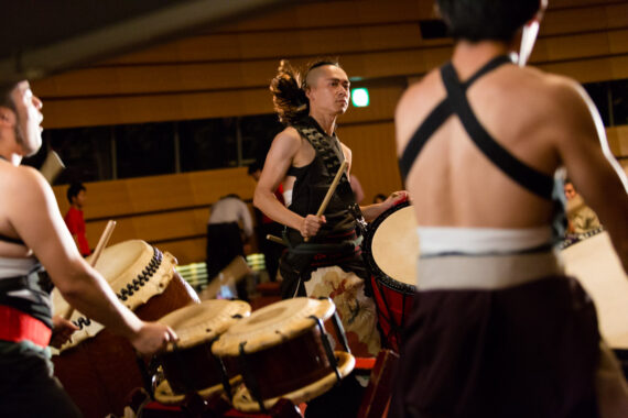 Taiko performance by leading Japanese taiko group, Batiholic, at The Asian Conference on Sustainability, Energy & the Environment (ACSEE) in Osaka, Japan. Taiko performance by leading Japanese taiko group, Batiholic, at The Asian Conference on Sustainability, Energy & the Environment (ACSEE) in Osaka, Japan.