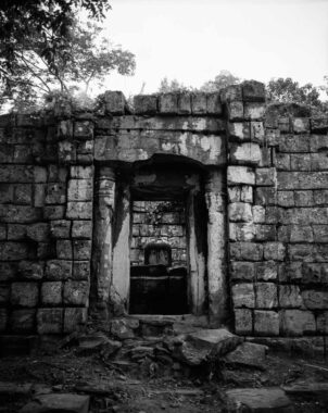 An ancient doorway in the Angkor Archaeological Park, near Siem Reap.