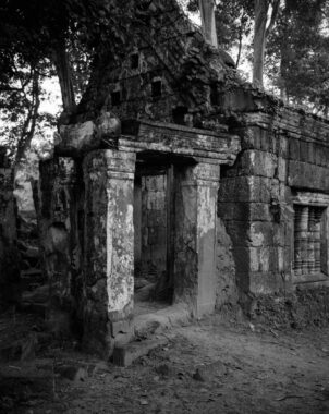 An ancient doorway in the Angkor Archaeological Park, near Siem Reap.