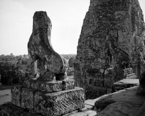 Pre Rup Temple Lions in the Angkor Archaeological Park, near Siem Reap, Cambodia, 2009.